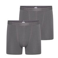Cotton Stretch Heren Boxershort Roger Grijs 2-pack Beeren bodywear Cotton Stretch Heren Boxershort Roger Grijs 2-pack
