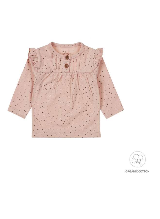 Shirt organic cotton Light dusty Pink