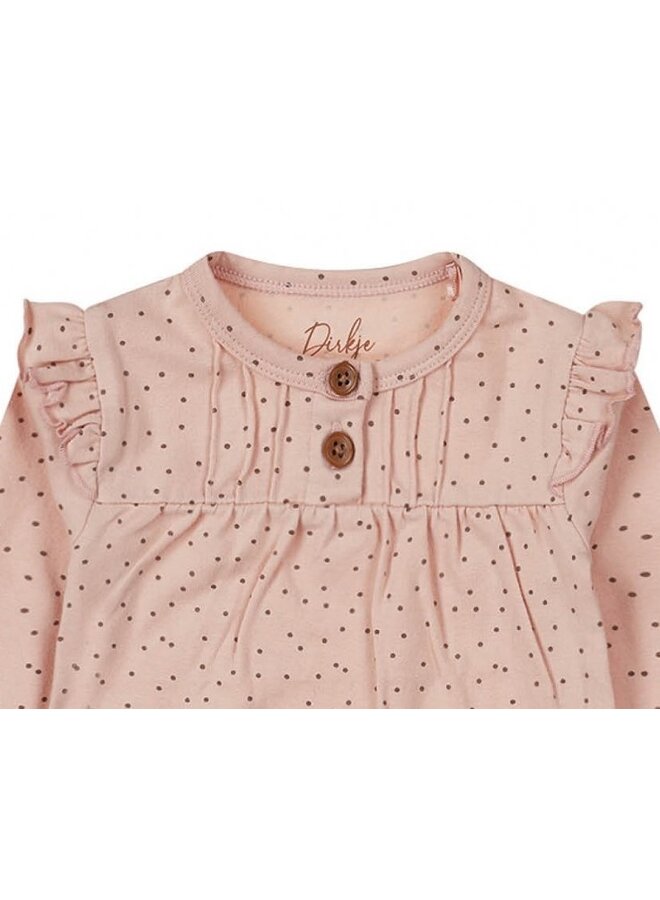 Shirt organic cotton Light dusty Pink