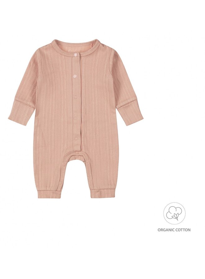 Jumpsuit organic cotton Dusty Pink