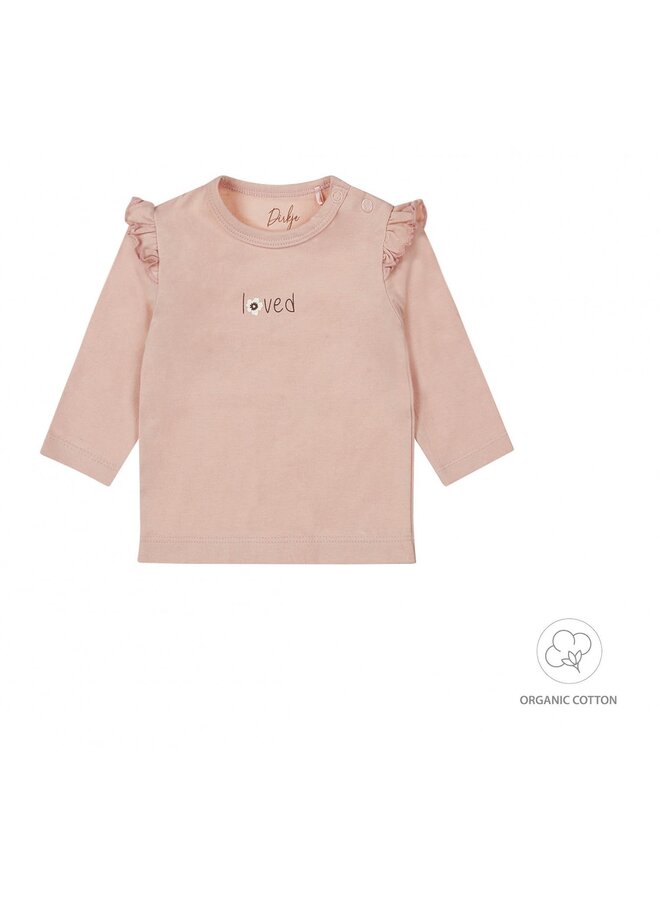 Shirt organic cotton Light Dusty Pink
