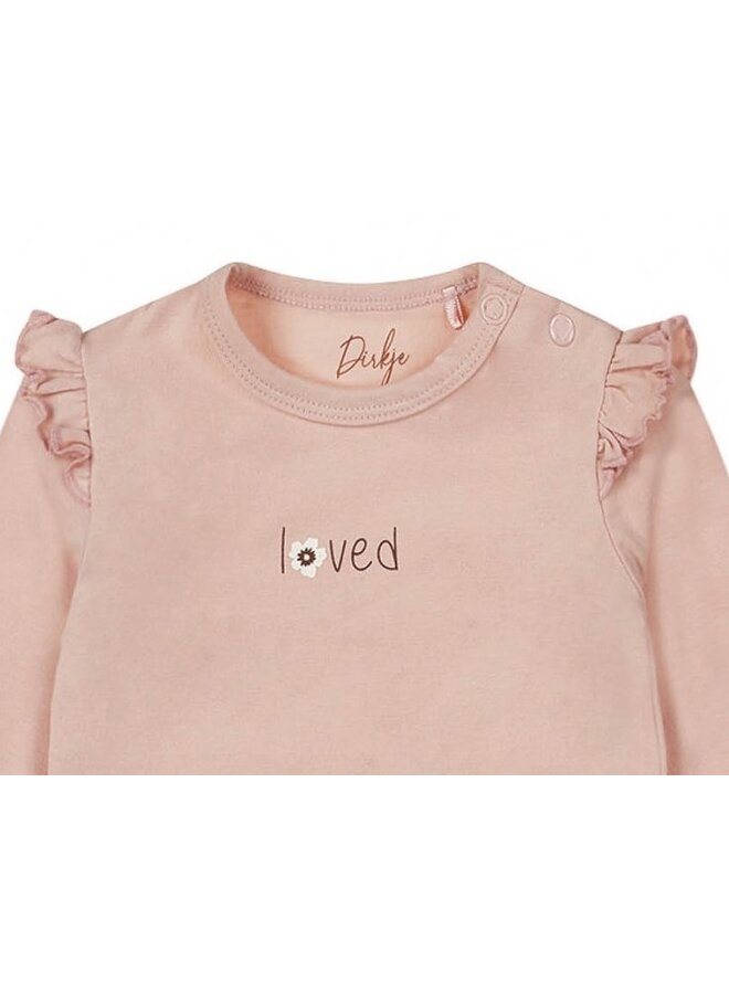 Shirt organic cotton Light Dusty Pink