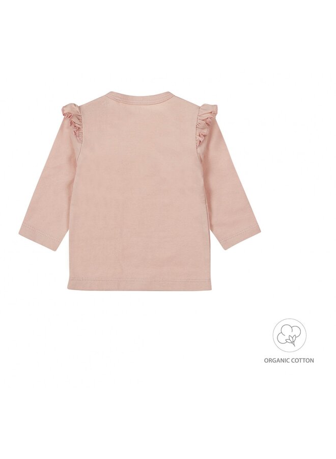 Shirt organic cotton Light Dusty Pink