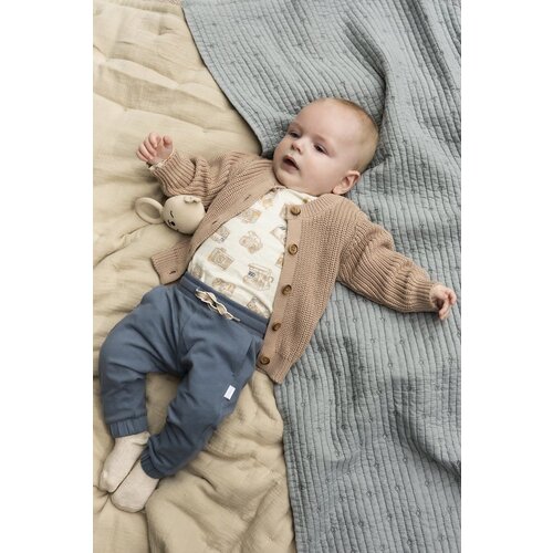 Noppies Vest Blaine Warm Taupe Noppies Noppies Vest Blaine Warm Taupe