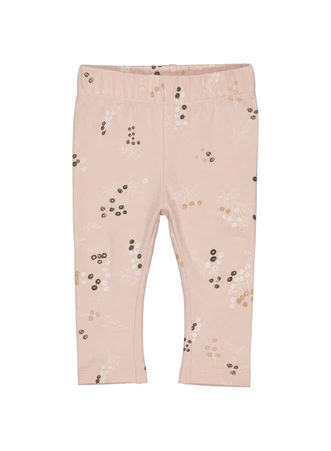 Broek Flora Pink Leaves