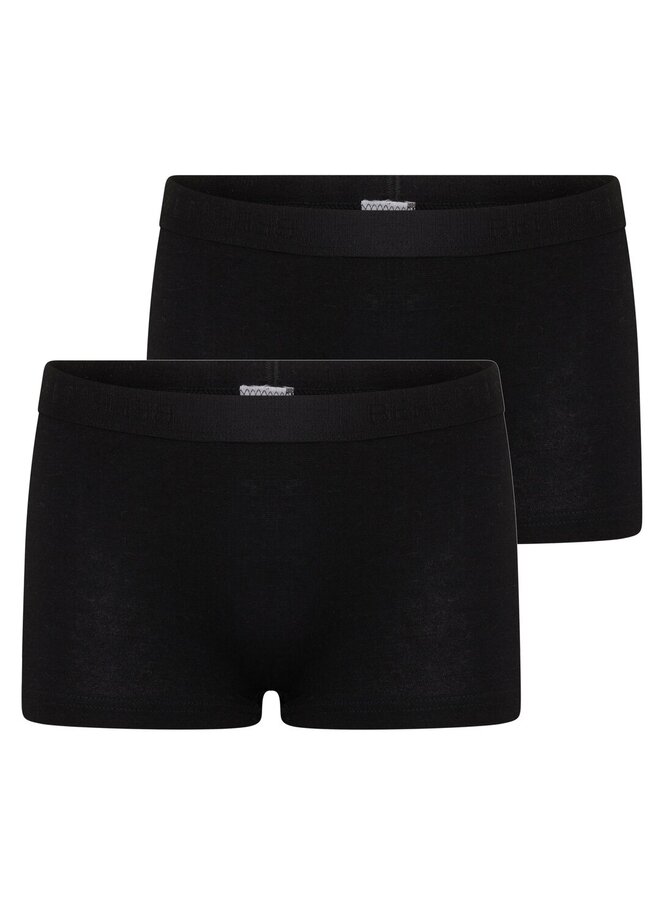 Comfort Cotton Meisjes Boxer Zwart  2-pack