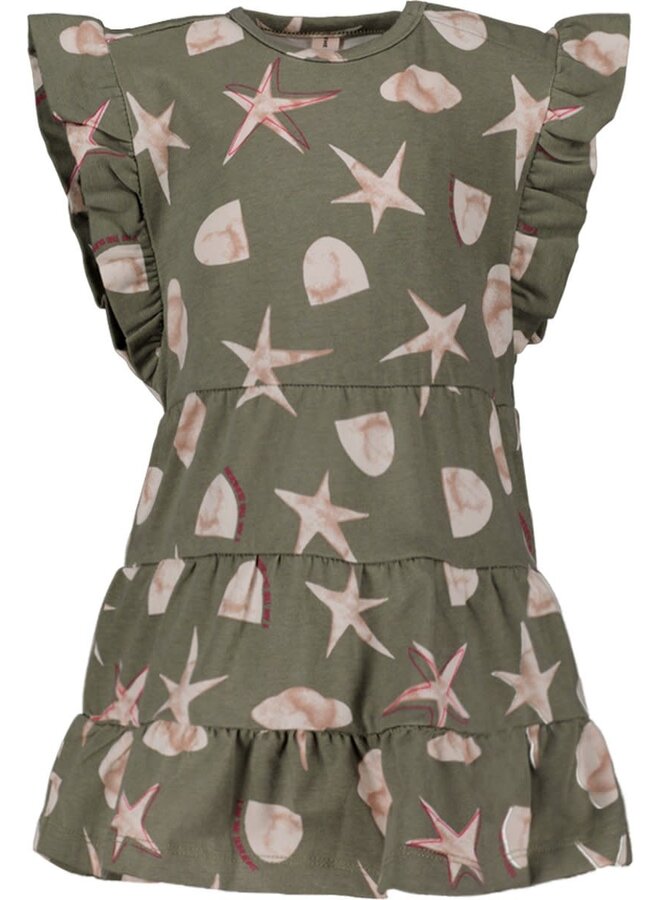 Jurk  met Roezels Sandy Beach
