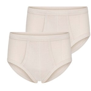 Beeren bodywear Heren Slip Beige met gulp 2-pack Heren Slip Beige met gulp 2-pack