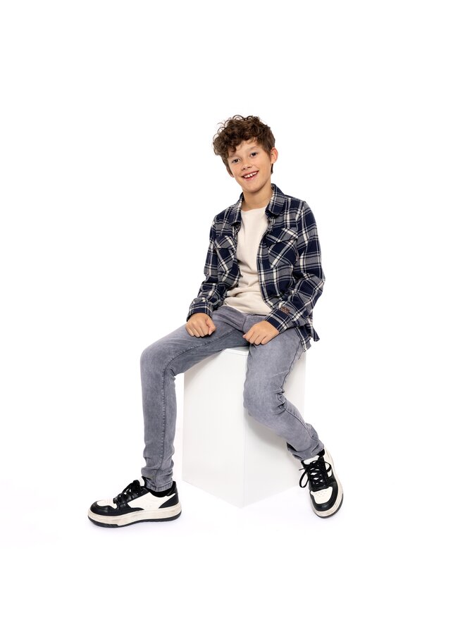 Jeans super stretch tapered Grey Jeans