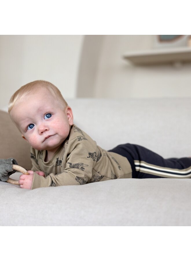 Boys Basketball Sweater en Broek Dusty Green