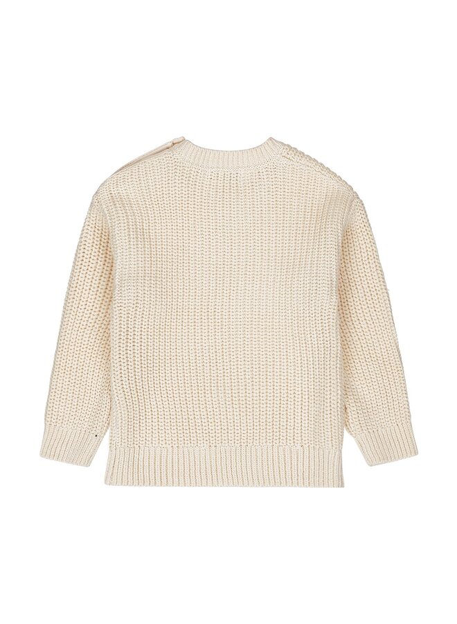 Girls Love Sweater Off white