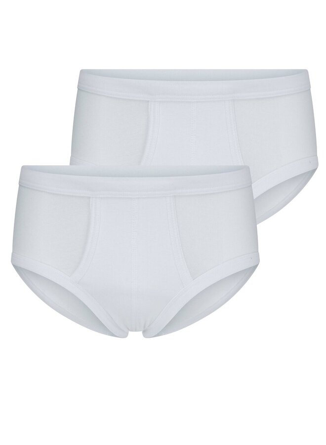 Heren Slip Briljant Wit 2-pack