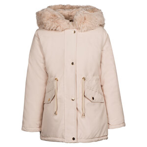 Will Fashion Jas gevoerd met bont Off White Jas gevoerd met bont Off White