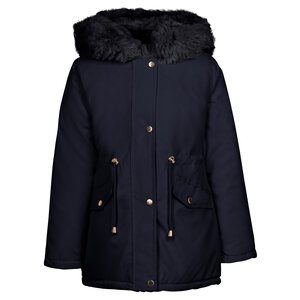 Will Fashion Jas gevoerd met bont Navy Jas gevoerd met bont Navy