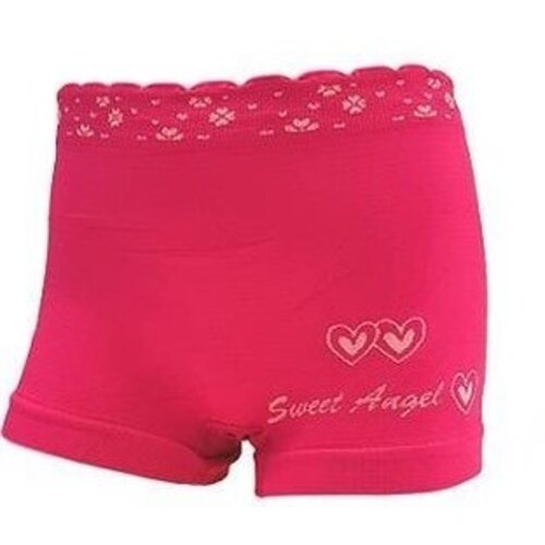 Microfiber meisjes boxershort 4 pack Fuchsia Roze Sweet Angel Microfiber meisjes boxershort 4 pack Fuchsia Roze