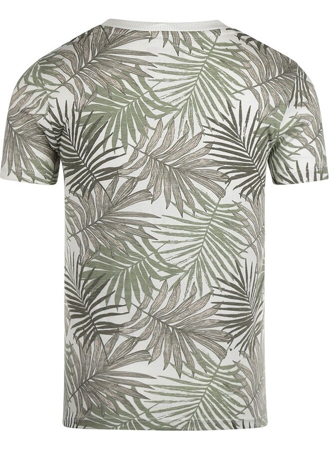 Shirt Leaves Light Faded Green