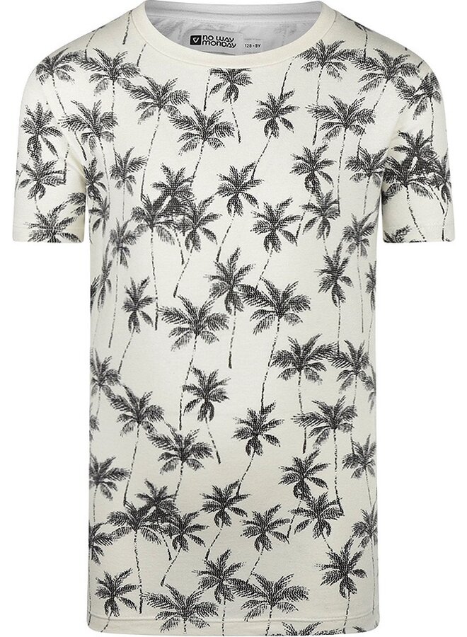 Shirt Palm Off white /Antraciet
