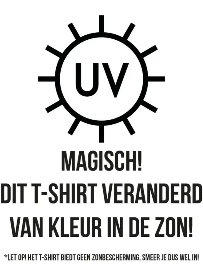 T-Shirt Sienna met magic print Wit