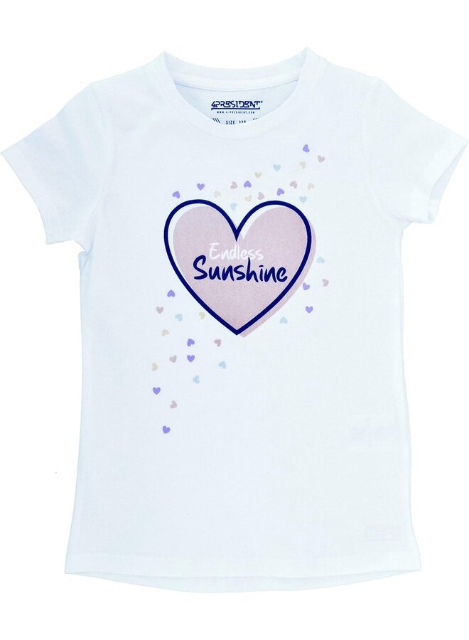 T-Shirt Sienna met magic print Wit