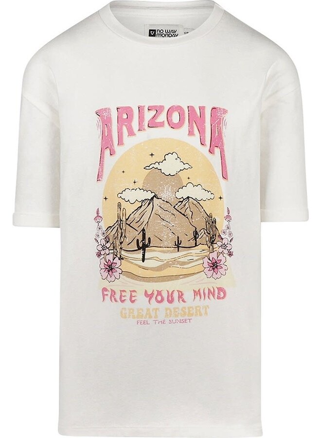 T-shirt loose fit Arizona Off White