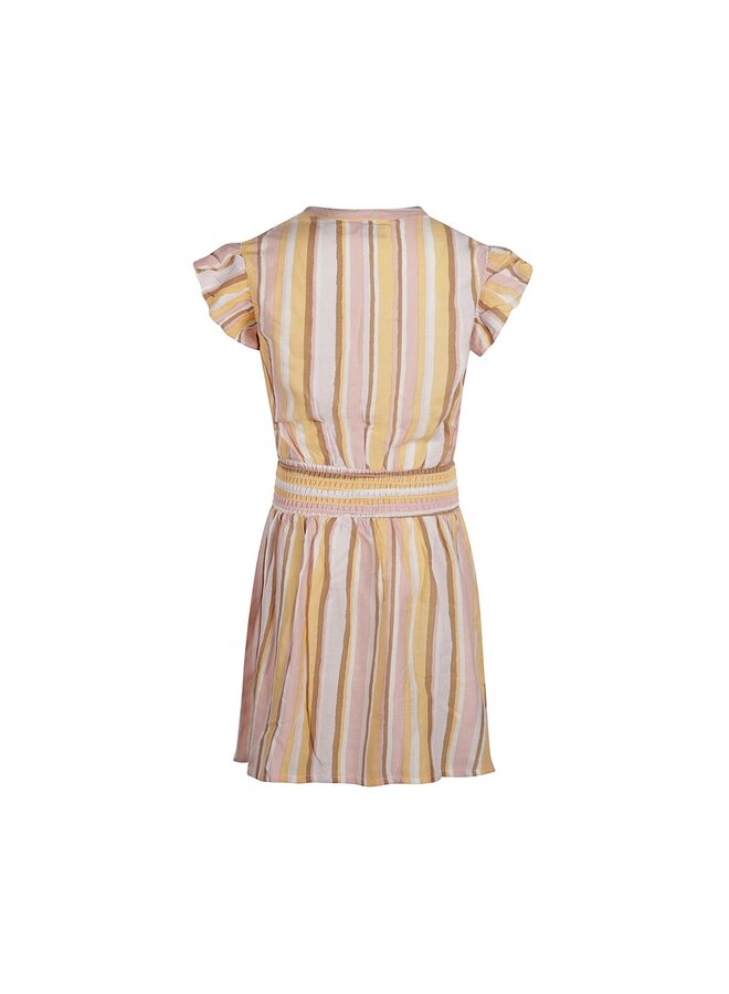 Jurk Streep Multi Colour