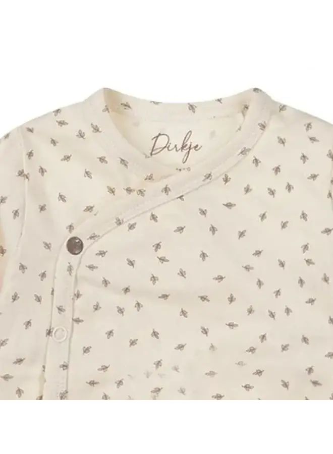 Shirt en Broek  Brown/Offwhite Organic cotton