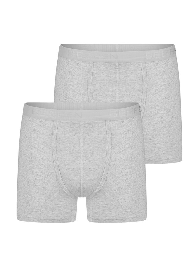 Comfort Feeling Heren Boxershort Dylan Grijs melee 2-pack met gulp