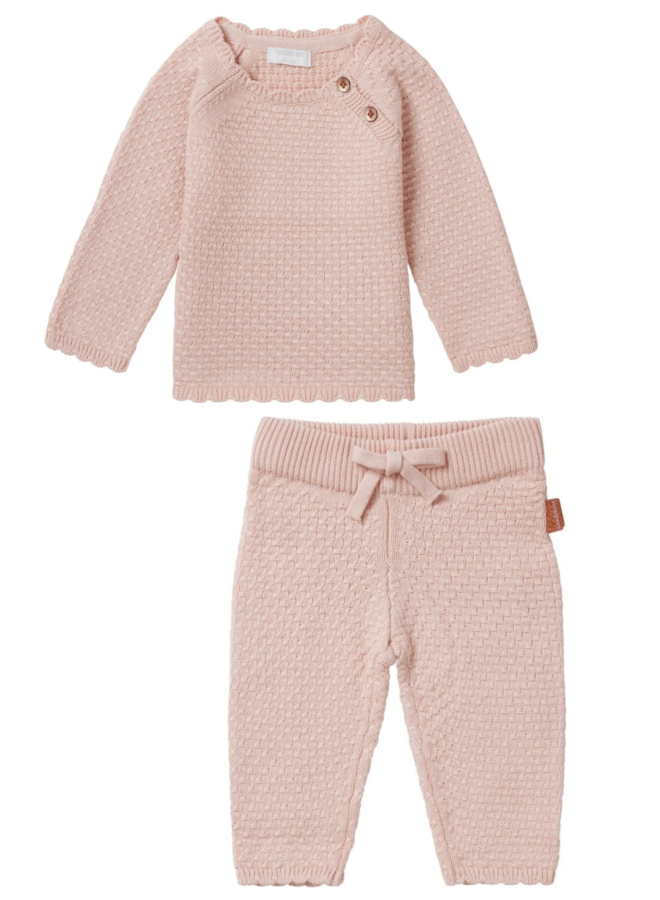 Pullover Virden en Broek Veraclale Slim Fit Evenig Sand