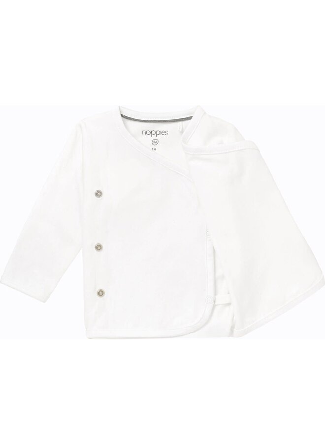 Overslag Shirt Little en Broek Humpy Unisex Wit