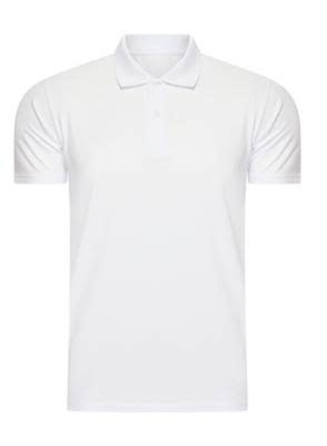 Heren Polo Izaak Pique wit