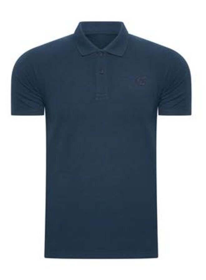 Heren Polo Izaak Pique blauw