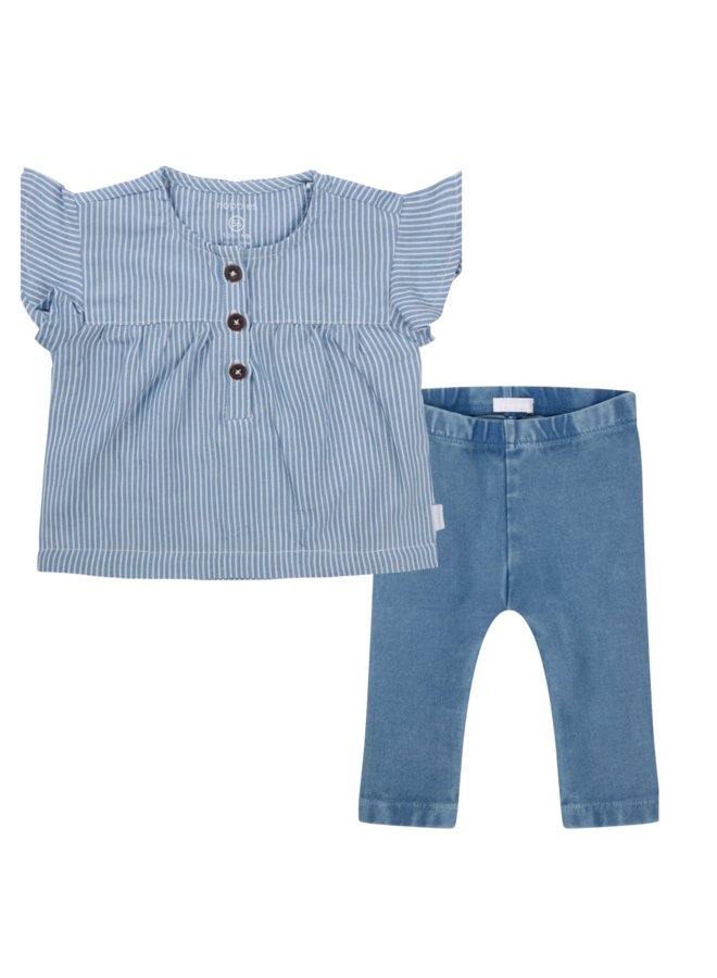 Blouse Mafador en Broek Montara Aged Blue