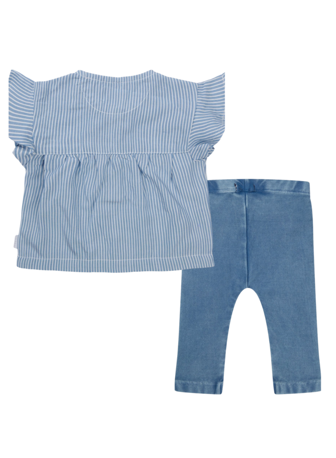 Blouse Mafador en Broek Montara Aged Blue