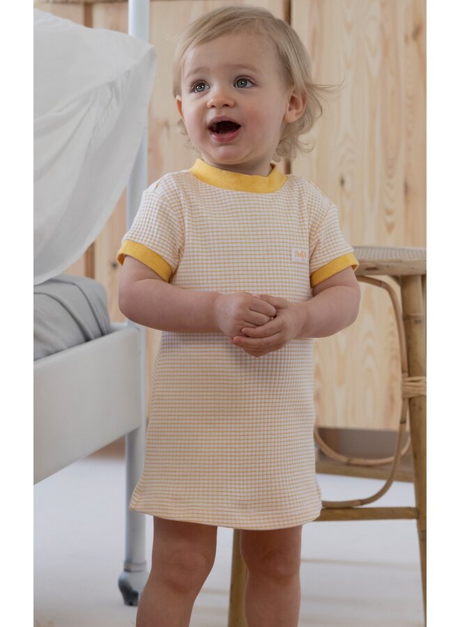 Nachthemd / Pyjama Okergeel