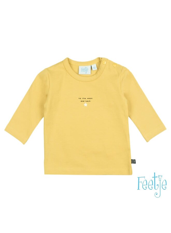 Stars Longsleeve To The Moon and Back Geel