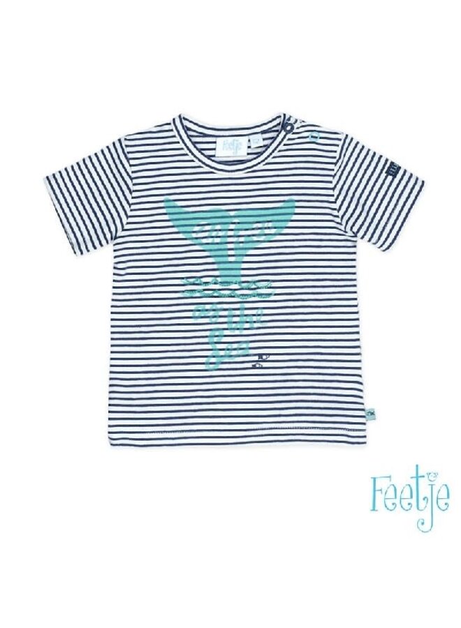 Ocean Life Shirt Stripe Blauw