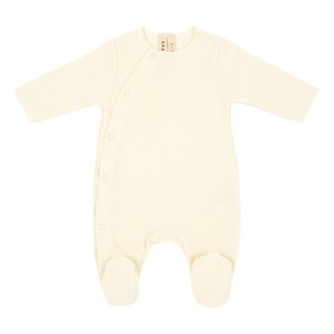 Newborn Suit With Snaps Cream