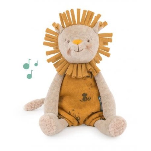 Moulin Roty Muziekknuffel Leeuw Sous Mon Baobab