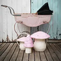 Heico figuurlampen Nachtlamp Punt Paddenstoel vintage roze