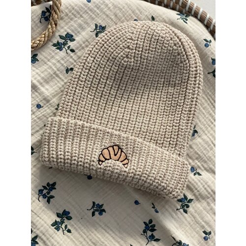 Atelier Pomme Rock That Beanie - Beige Croissant (1 - 3Y)