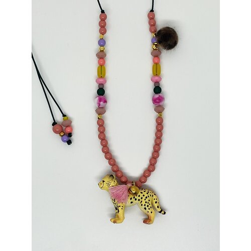 ByMelo kindersieraden Dierenketting Lou Luipaard