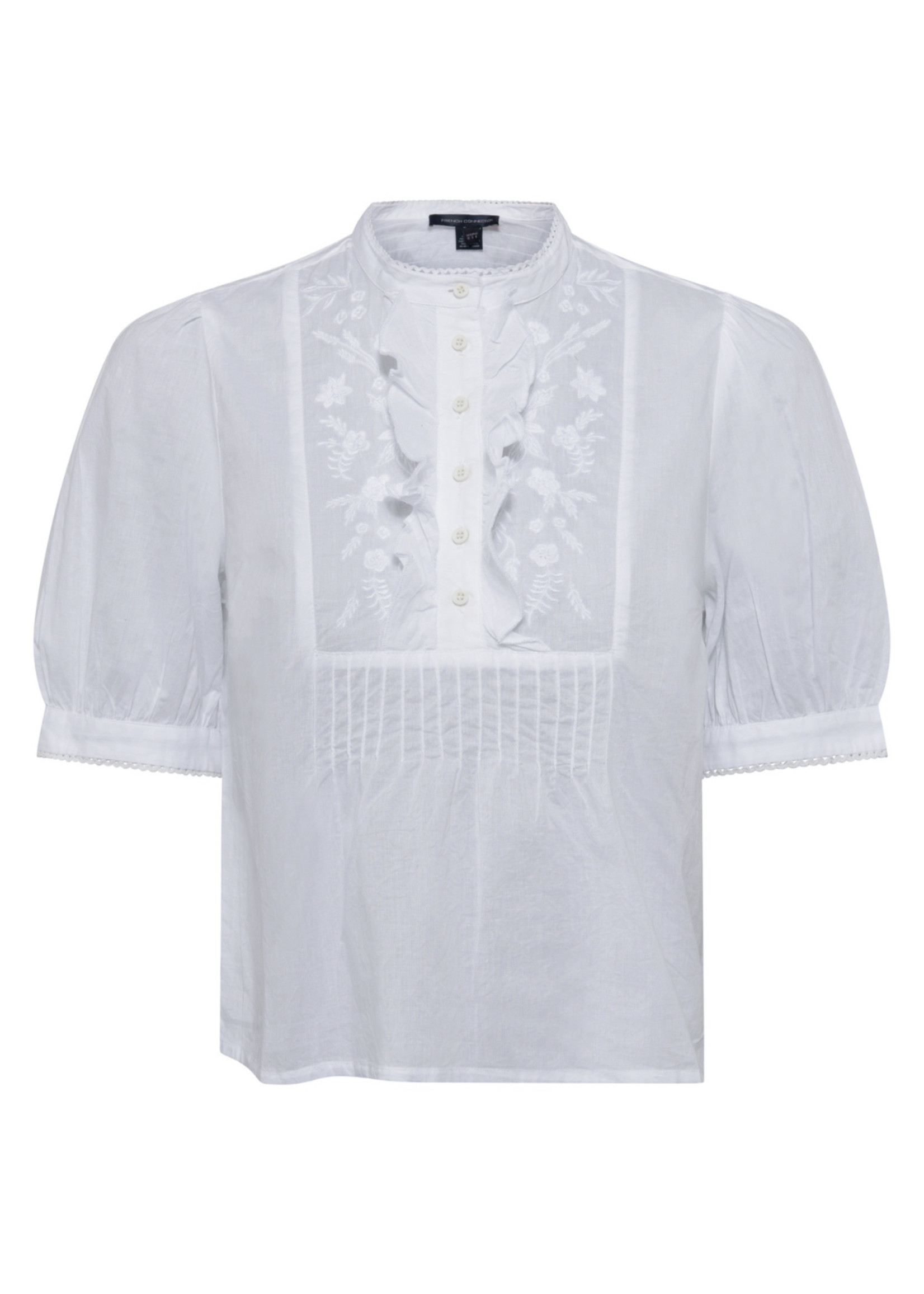 French Connection ALOWIE EMBROIDERD BLOUSE
