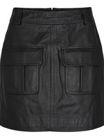 Co'couture Phoebe leather skirt