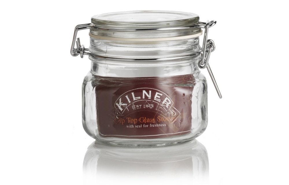 Kilner vierkante weckpot 0,5 liter