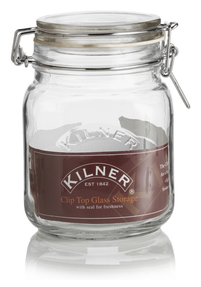Kilner vierkante weckpot 1 liter