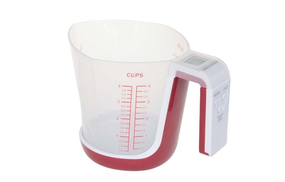 Cosy & Trendy maatbeker met keukenweegschaal 1 liter