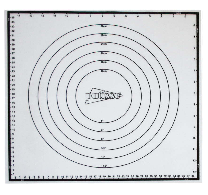 Patisse bakmat met bakinformatie