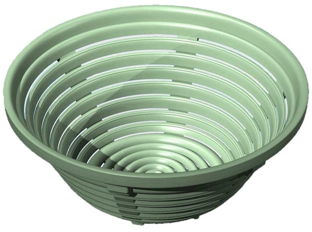 Herbert Birnbaum kunststof rijsmandje rond diameter 20 cm