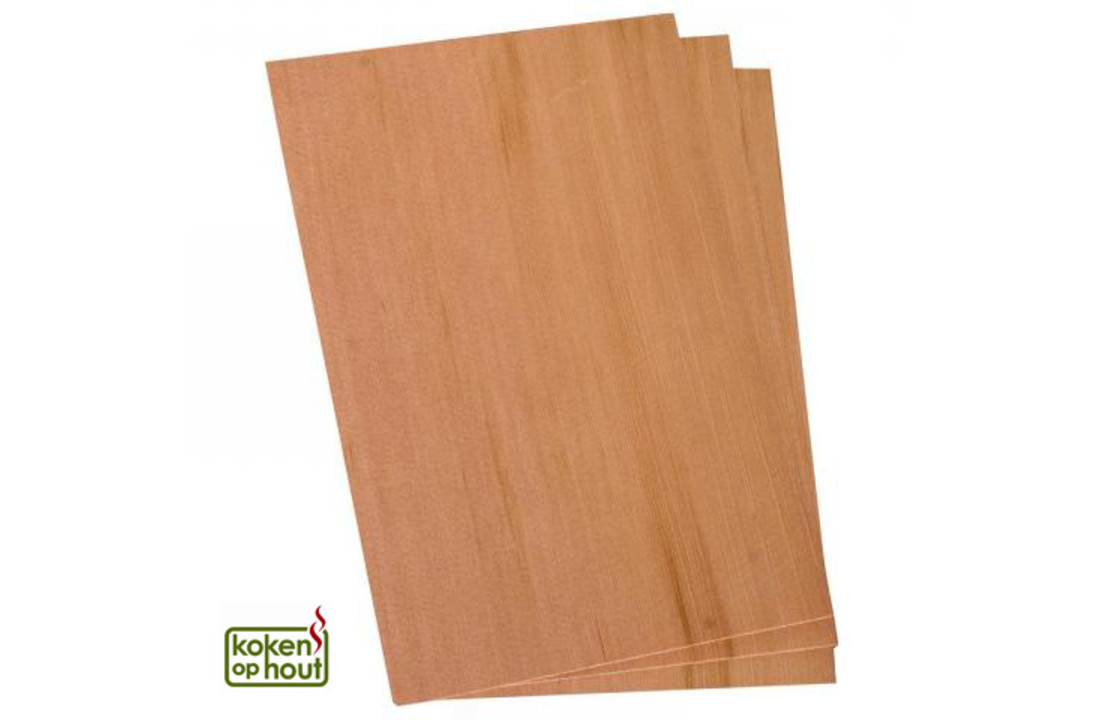 Koken op Hout CedarWood OvenVellen 20 x 30 cm