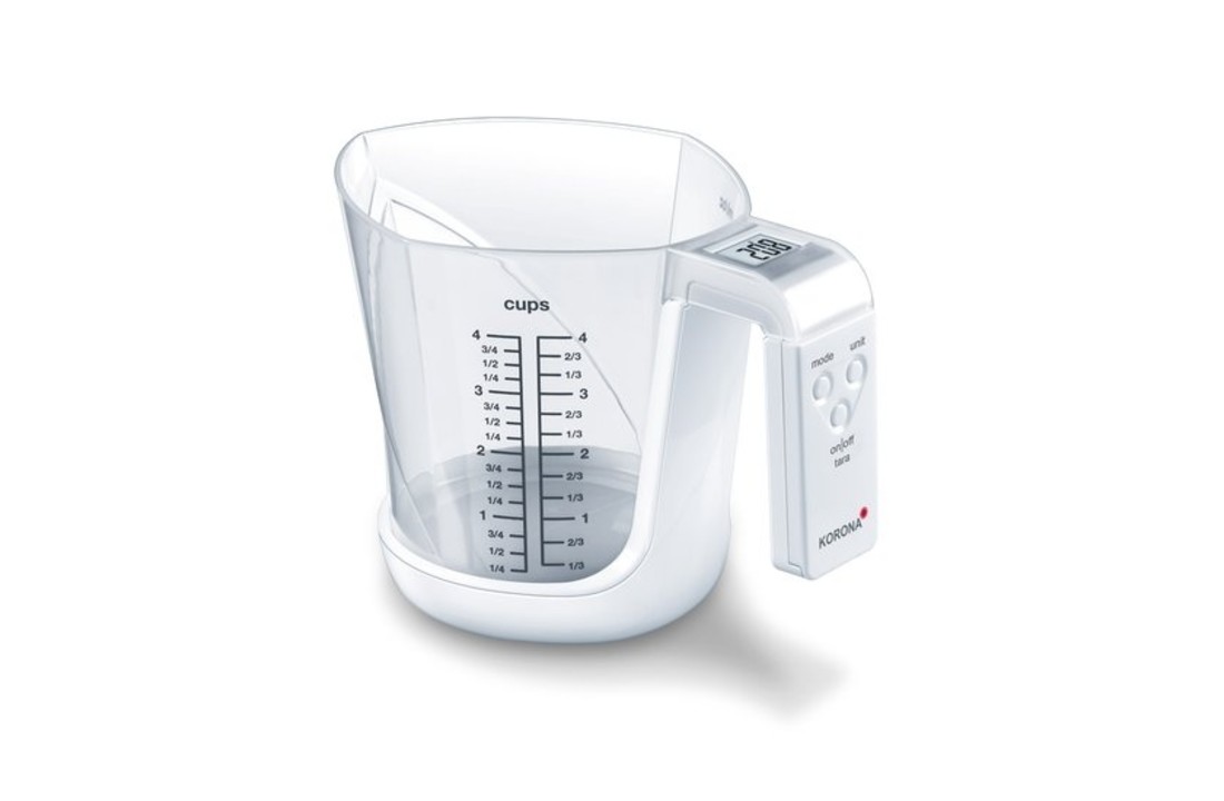 Korona 75877 Mia - Keukenweegschaal met 1 liter maatbeker